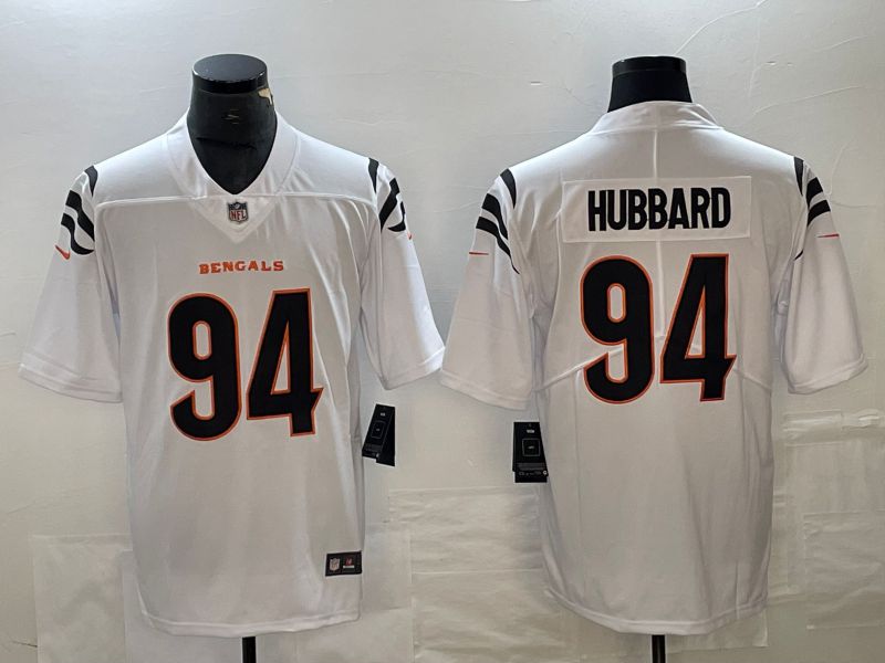 Men Cincinnati Bengals #94 Hubbard White New Nike Vapor Untouchable Limited NFL Jersey->cincinnati bengals->NFL Jersey
